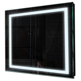 Specchio LED Quadrato | Controllo tramite interruttore a muro | Luce bianca fredda - Reyze Serie Salono Modello 1